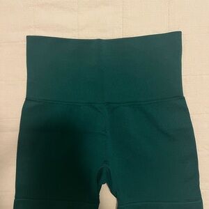 SET Active Dark Green High-Waist Bike Shorts